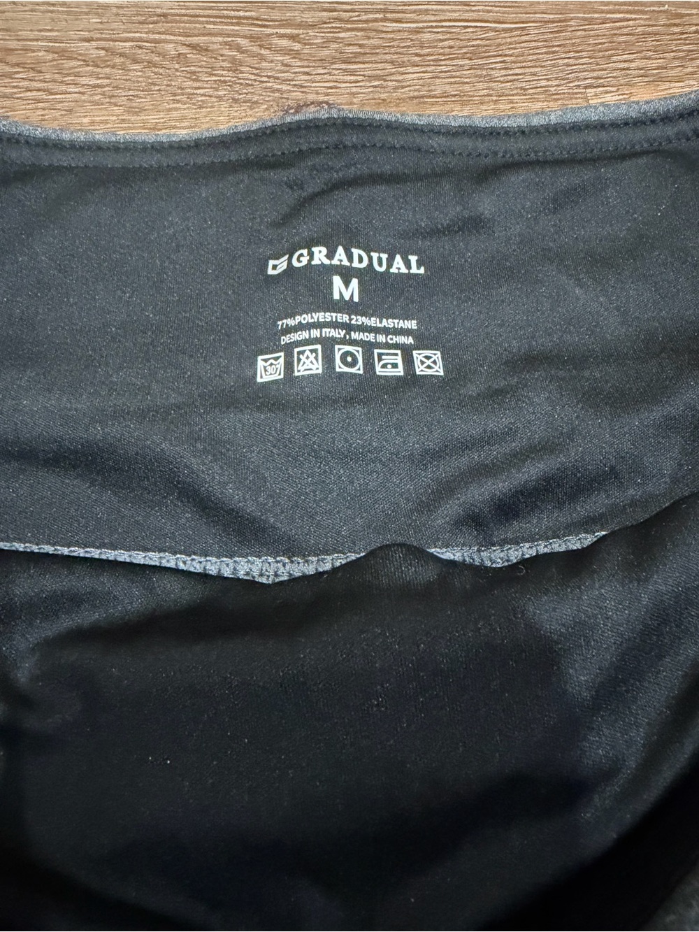 Gradual High-Waist Drawstring Active Joggers in Charcoal - Picture 10 of 11
